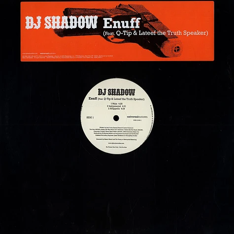 DJ Shadow - Enuff feat. Q-Tip & Lateef