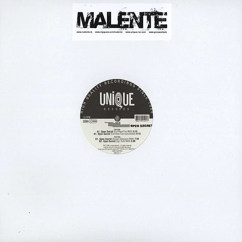 Malente - Open secret Fort Knox Five remix