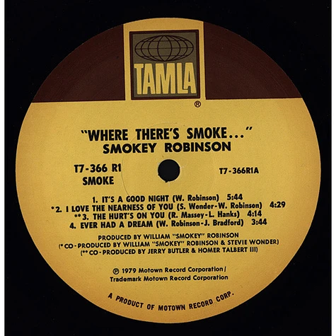 Smokey Robinson - Where There's Smoke...