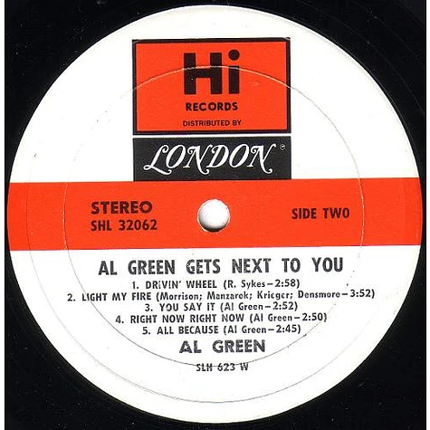 Al Green - Al Green Gets Next To You