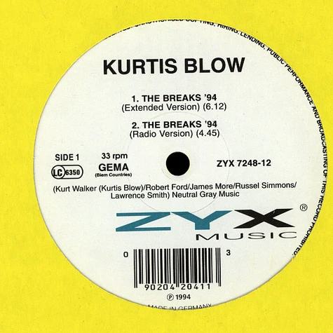 Kurtis Blow - The Breaks '94