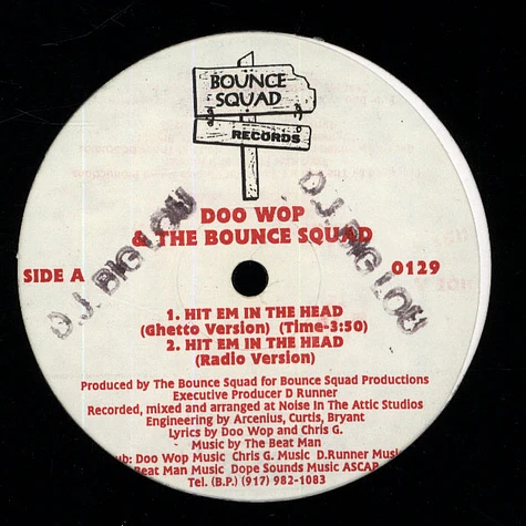 Doo Wop & Da Bounce Squad - Hit Em In The Head