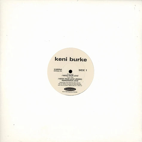 Keni Burke - I need your love feat. Osaze Burke & Natina