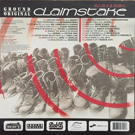 DJ JS-1 & Dub-L - Ground Original Presents: Claimstake