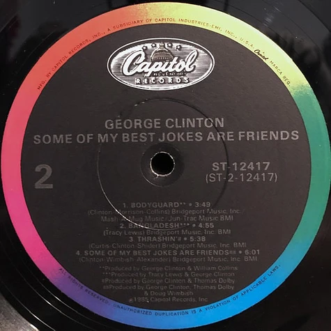 George Clinton - Some Of My Best Jokes Are Friends