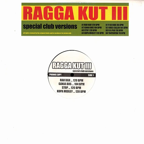 DJ Antar presents - Ragga kut 3 - club versions