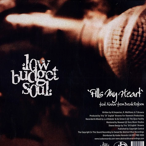 Low Budget Soul - Fills my heart feat. Nanar of Break Reform