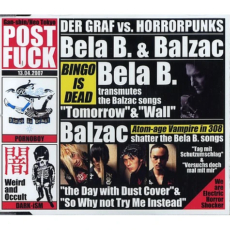 Bela B. & Balzac - Der Graf Vs. Horrorpunks