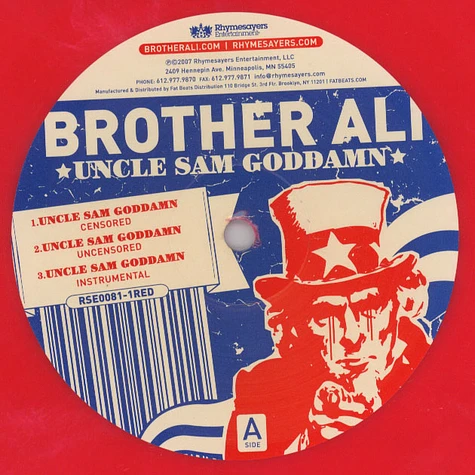 Brother Ali - Uncle Sam goddamn part 1 of 3
