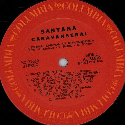 Santana - Caravanserai