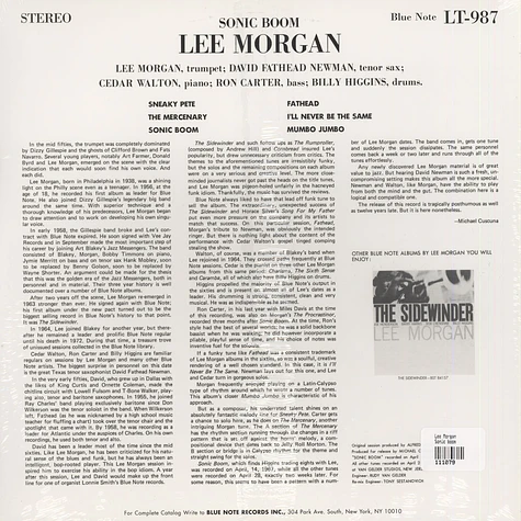 Lee Morgan - Sonic boom