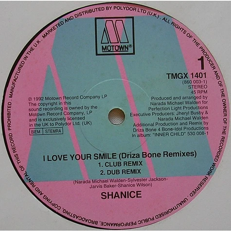 Shanice - I Love Your Smile (Driza Bone Remix)