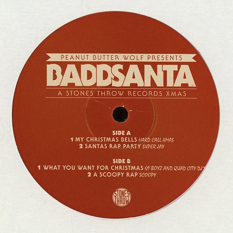 Peanut Butter Wolf presents - Badd santa EP
