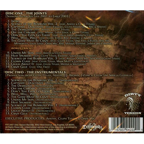 Demigodz - The godz must be crazier - deluxe edition