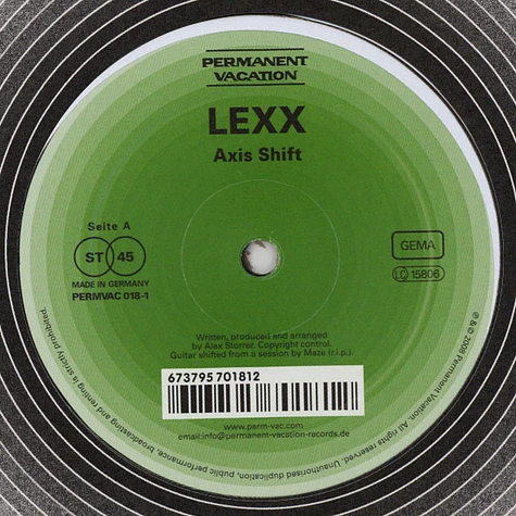 Lexx - Axis shift