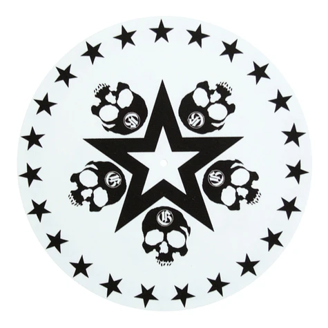 Glowtronics - Skull Star Glow In The Dark Slipmat