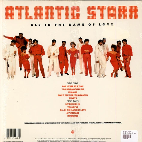 Atlantic Starr - All In The Name Of Love