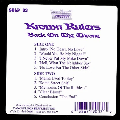 Krown Rulers - Back on the throne