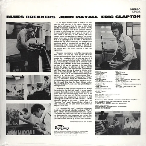 John Mayall With Eric Clapton - Blues breakers