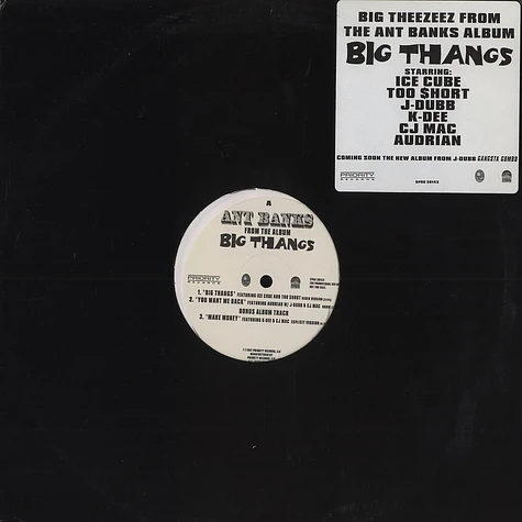 Ant Banks - Big Theezeez From The Ant Banks Album Big Thangs