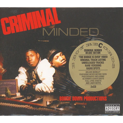 Boogie Down Productions - Criminal minded - deluxe edition