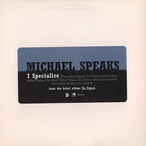 Michael Speaks - I spezialize