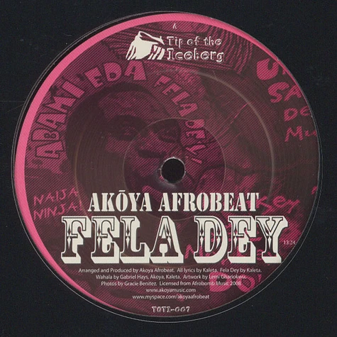 Akoya Afrobeat Ensemble - Fela Dey