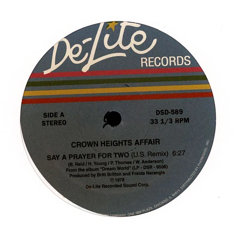 Crown Heights Affair - Say a prayer for two