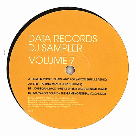 Data Records presents - DJ sampler volume 7