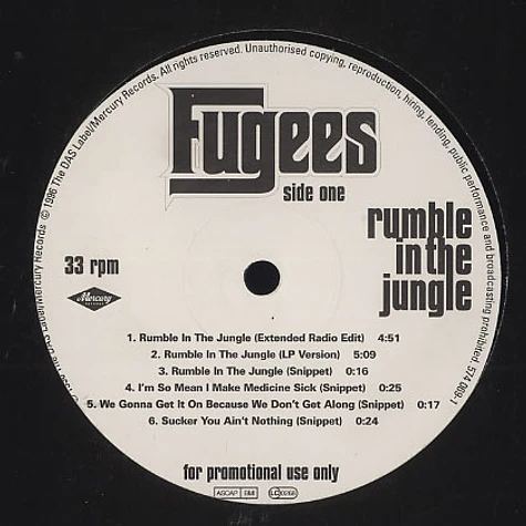 The Fugees - Rumble In The Jungle