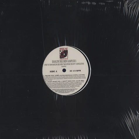 Bassline Records presents - Sampler 3