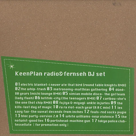 radio&fernseh - Keen Plan