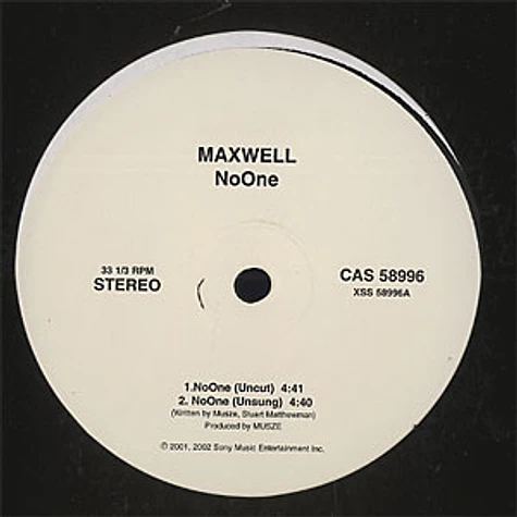 Maxwell - NoOne