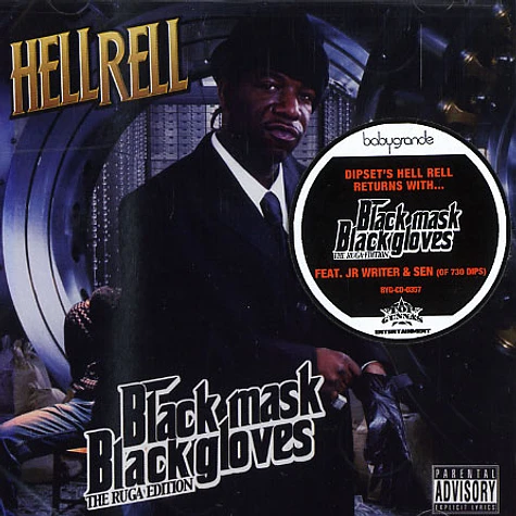 Hell Rell - Black mask black gloves