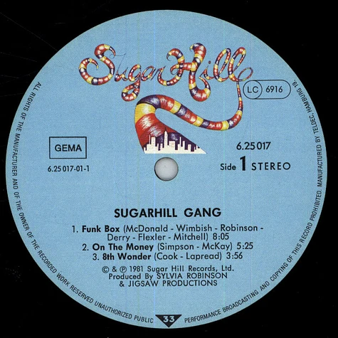 Sugarhill Gang - 8th Wonder