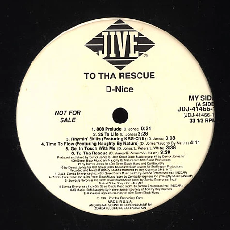 D-Nice - To tha rescue