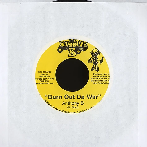 Anthony B / Steve Machet - Burn out da war / see dem