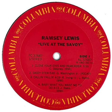 Ramsey Lewis - Live At The Savoy