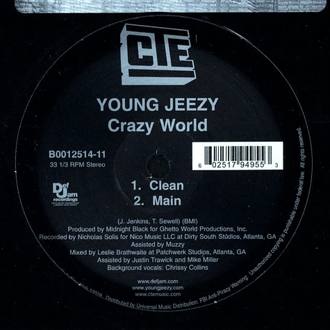 Young Jeezy - Crazy world