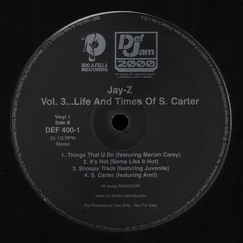 Jay-Z - Vol.3... life and times of S.Carter