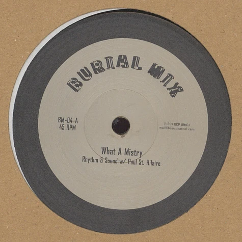 Rhythm & Sound - What a mistry feat. Paul St.Hilaire