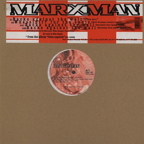 Marxman - Backs Against The Wall