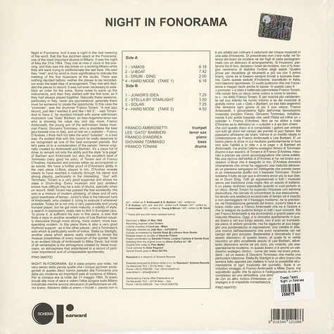 Franco Tonani - Night in Fonorama