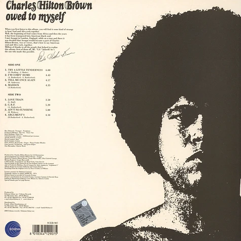 Charles Hilton Brown - Owed To Myself