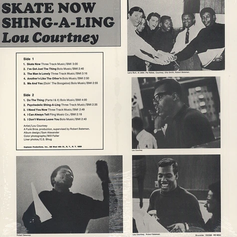 Lou Courtney - Skate now shing-a-ling