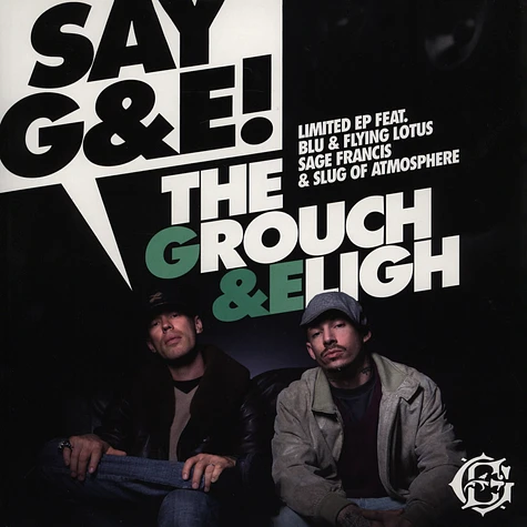 The Grouch & Eligh - Say G & E EP
