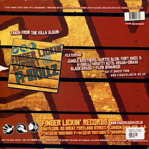 Plump DJs / A Skillz - Finger Lickin' Export 02 Album Sampler