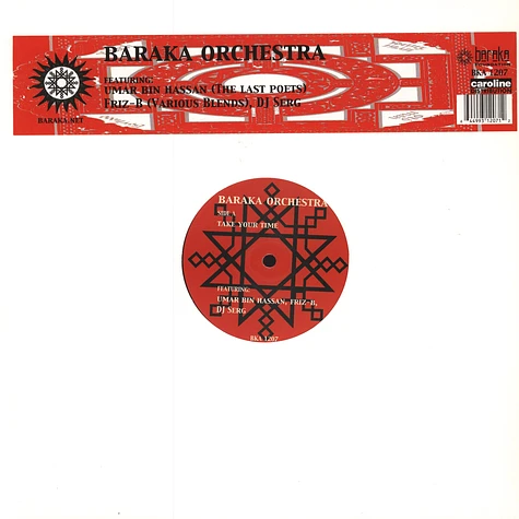 Baraka Orchestra - Take Your Time Feat. Umar Bin Hassan of The Last Poets, DJ Serg & Friz-B of Various Blends
