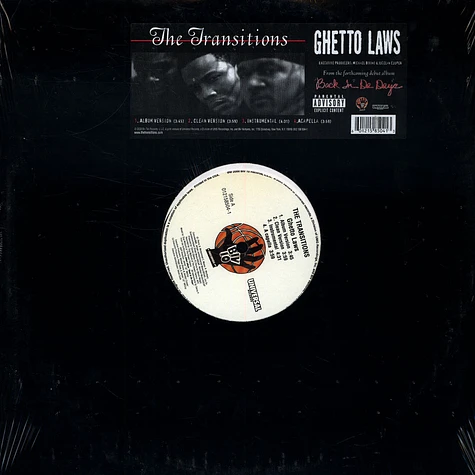 The Transitions - Ghetto laws