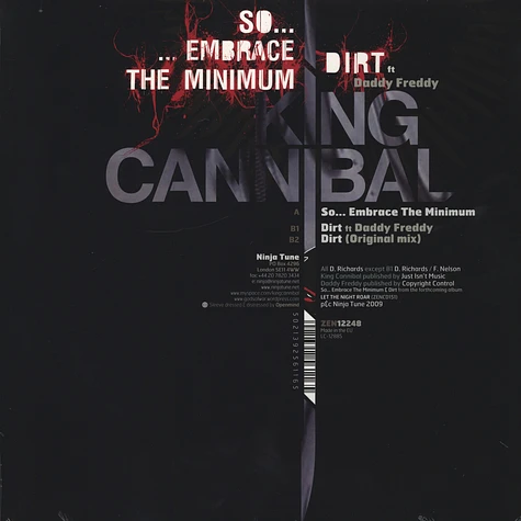 King Cannibal - So...Embrace The Minimum